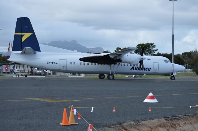 Fokker Maritime Enforcer (VH-FKZ) - Fokker50 VH-FKZ at YFLI, April 2015