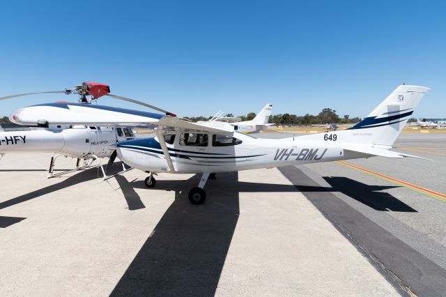 Cessna Skylane (VH-BMJ) - SPTR649 parked outside the hangar 