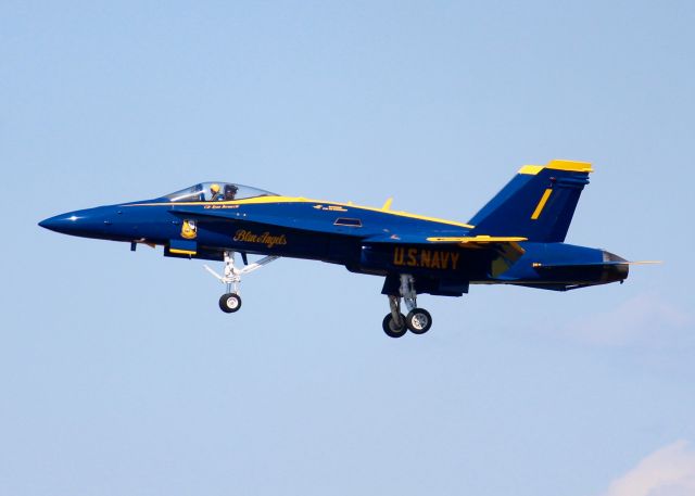 McDonnell Douglas FA-18 Hornet (16-3485) - At Barksdale Air Force Base. 