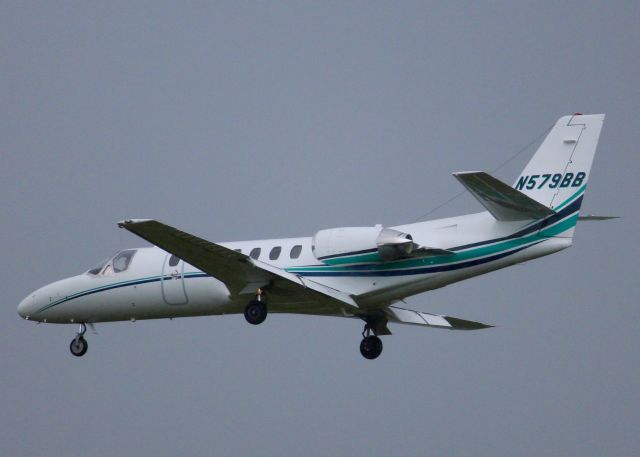 Cessna Citation V (N579BB) - At Shreveport Regional.
