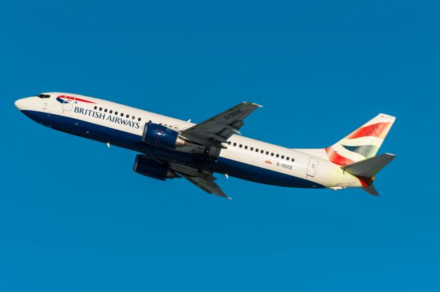 Boeing 737-700 (G-DOCE) - De-Iced off runway 26 heading to the graveyard.