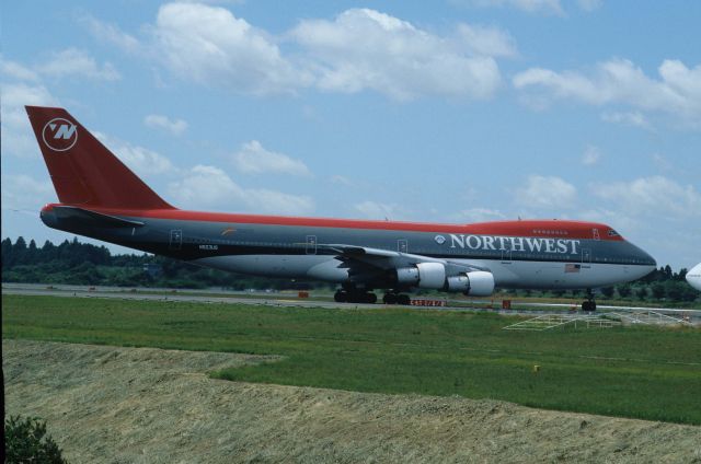BOEING 747-100 (N603US) - Departure at Narita Intl Airport Rwy16R on 1997/07/09