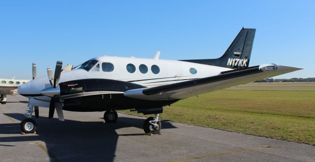 Beechcraft King Air F90 (N17KK) - A Beechcraft C90B King Air on the Gulf Air Center ramp at Jack Edwards National Airport, Gulf Shores, AL - March 21, 2019.