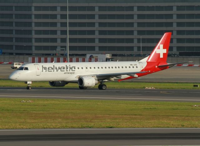 Embraer ERJ-190 (HB-JVO) - Bruxelles EBBR --> Zurich Switzeland LSZH.