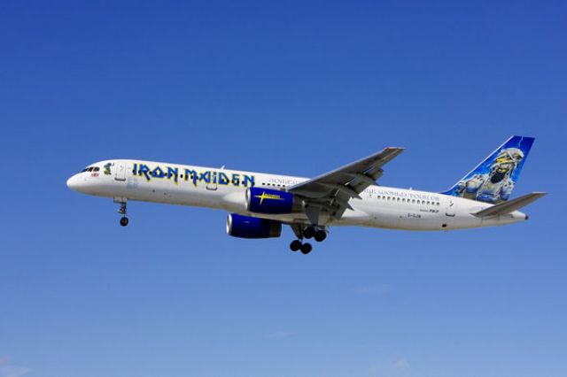 Boeing 757-200 (G-OJIB) - Iron Maiden Somewhere In Time World Tour 2008 combi plane