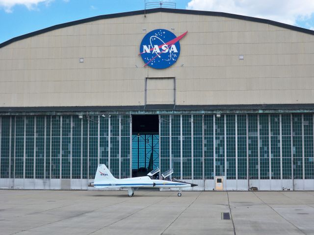 N921NA — - NASA T-38 arrives at NASA Glenn Research Center with Astronauts Terry Virts and Dottie Metcalf- for mission debriefing report to GRC