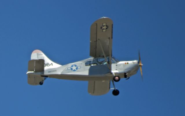 STINSON V-76 Sentinel (N63355) - Gaining altitude over Carson City.