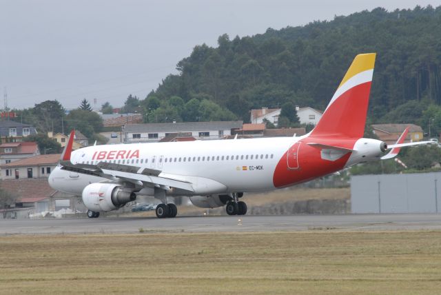 Airbus A320 (EC-MDK) - EC-MDK Just Arrived To LEVX From LEMD. 01-08-2021