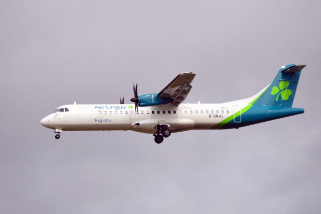 ATR ATR-72 (G-CMJJ) - Aer Lingus Regional - ATR 72-600 (G-CMJJ) Ex BHD arriving at NCL lunchtime (Photo 11 April 2024)