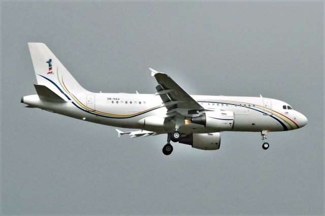 Airbus A319 (9M-NAA) - Airbus A319-115 Royal Malaysian Air Force  9M-NAA YPPH R21 approach 30/06/17