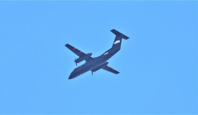 C-FGCP — - C-FGCP DEHAVILLAND DHC-8 103-A Crono Jet Aviation Altitude 1740 Mètres Vitesse 447 Km/H Survolant la ville de Lavaltrie QC. le 17-05-2023 à 08:28. 