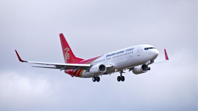 Boeing 737-800 (B-1936) - BOE738 makes a missed approach to Rwy 16R during a flight test on 2/14/14. (LN:4797 cn 38141).