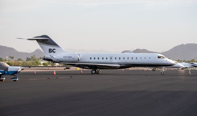 Bombardier Global Express (N372BC) - Nice Global XRS sitting on the ramp at KSDL.