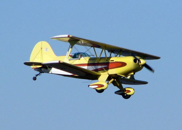 EAA Super Acro-Sport (N9EA) - Landing in 14 at Downtown Shreveport.