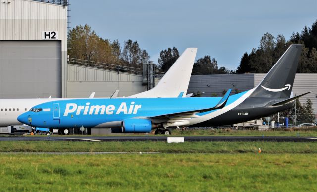 Boeing 737-800 (EI-DAD) - amazon prime air b737-8as ei-dad at shannon 1/10/20.