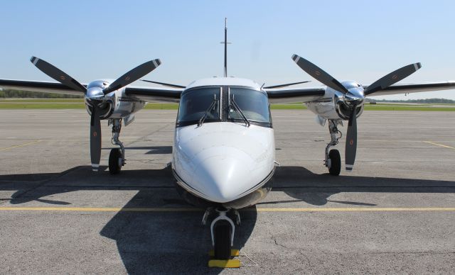 Gulfstream Aerospace Jetprop Commander (N695GG) - A Gulfstream Aerospace Jetprop Commander 695A on the ramp at NW Alabama Regional Airport, Muscle Shoals, AL - April 4, 2018.