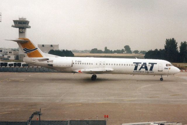 Fokker 100 (F-GIOI) - Seen here on 17-Jun-97.br /br /Exported to Iran 21-Jan-04 as EP-ASM for Iran Aseman Airlines.