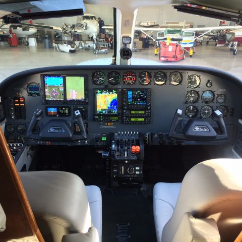 Cessna 421 (N268JB) - N278JB Cockpit / Panel