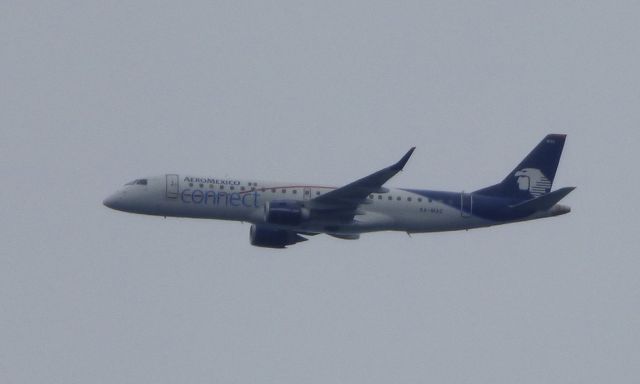 Embraer ERJ-190 (XA-MAC) - Shown here is an Embraer E190LR off the coast of Monmouth NJ in the Winter of 2016.