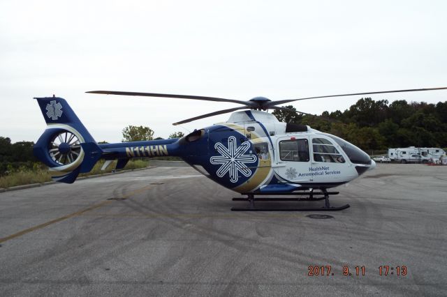 Eurocopter EC-635 (N111HN) - 2004 Ec-135P2+.br /HealthNet Aeromedical Services base 10.br /First day on the job with HealthNet.br /Moundsville Regional Airport, Wv.