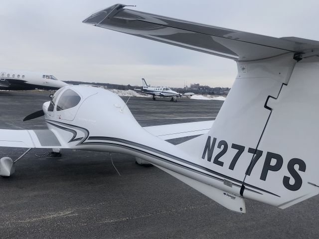 Diamond Star (N277PS) - On the ramp at MAC Jets FBO. Portland, Maine-Jan. 2022