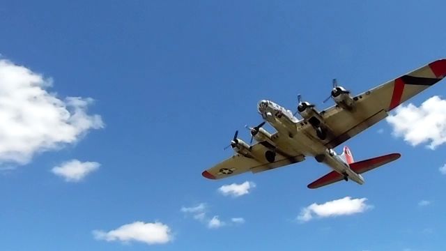 Boeing B-17 Flying Fortress (L48543F) - Fly in on 6-1-17