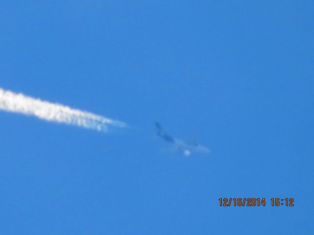 Airbus A310 (N426FE) - FedEx flight 385 from MEM to BOI over Southeastern Kansas at 36,000 feet. Sorry I didnt mean to upload this one. 
