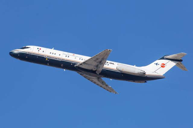 McDonnell Douglas DC-9-30 (XA-DHL) - Departing RWY 25L en route to Guadalajara.