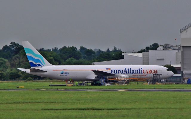 BOEING 767-300 (CS-TLZ) - euroAtlanticargo b767-3 cs-tlz at shannon 26/7/16.