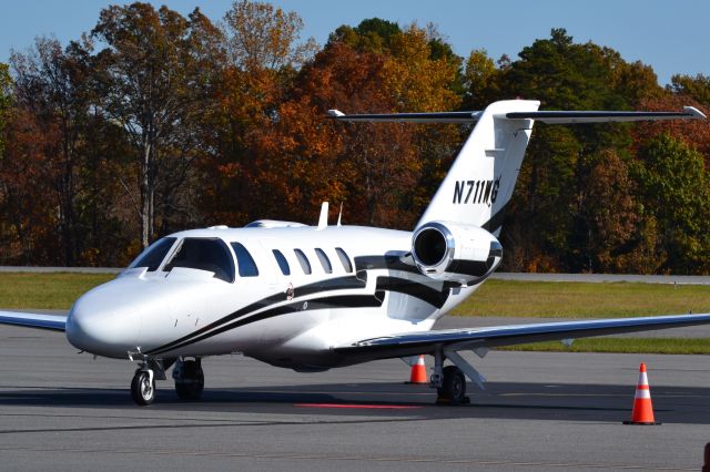 Cessna Citation CJ1 (N711WG) - DAVIS AIR LLC at KJQF - 11/16/17