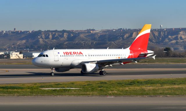 Airbus A319 (EC-JVE) - Iberia Airbus A319-111 EC-JVE in Madrid 