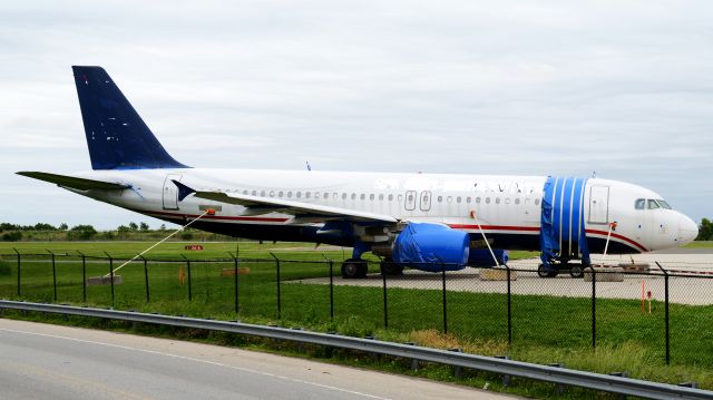 Airbus A320 (N113UW) - Cactus 1702 pictured four years after the crash and after losing nearly all of its wrapping