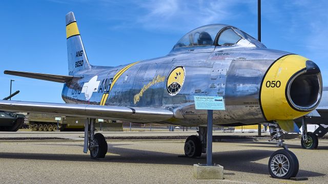 51-2826 — - One of ten F-86s regulated to trialing the 20mm cannon, it has since been repainted to replicate a fictional bird that flew with the Idaho Air National Guard