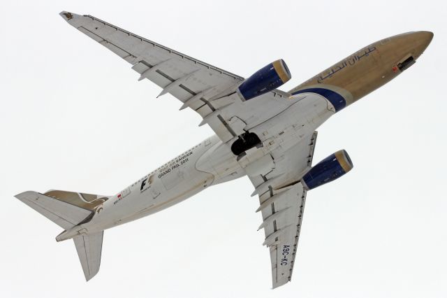Airbus A330-200 (A9C-KC) - Departing LHR.