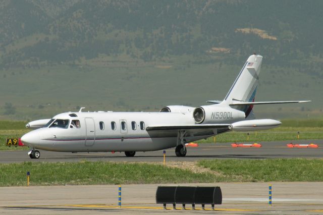 IAI 1124 Westwind (N530DL) - Photo credit: Greg Goebel.  Public domain.