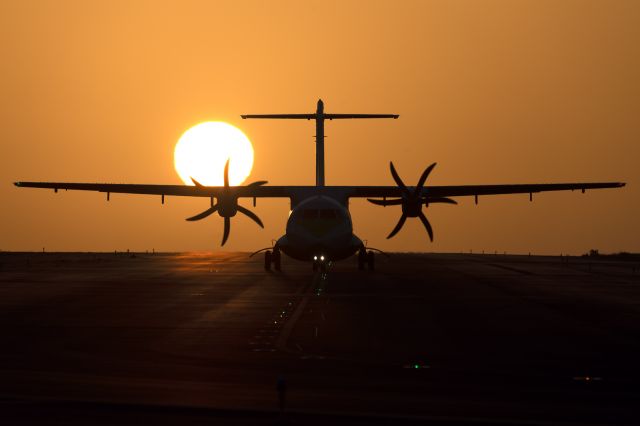 Aerospatiale ATR-72-600 (EC-MSJ) - Tenerife Norte - Los Rodeos (TFN / GCXO) - Spainbr /br /Photo taken: February 2, 2024br /br /Operator: Binter Canariasbr /Type: ATR 72-600br /Registration: EC-MSJbr /Serial: 1454br / br /Category: Civil Aircraft - Airlinerbr /Marked as: Dawn/dusk/night