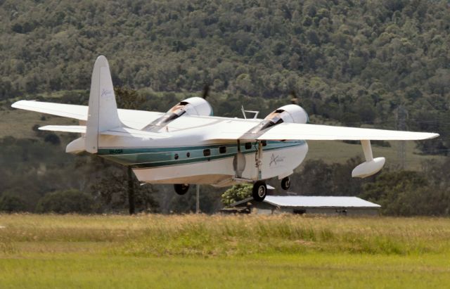 FRAKES Turbo Mallard (VH-CQA) - Mallard departing Watts Bridge after breakfast fly in