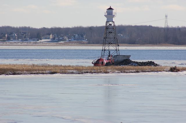 C-GCQB — - Bell 429 Global Ranger Gouvernement du Canada departement du transport maritime sur lîle Hervieux en face de Lavaltrie QC 02-02-2016 