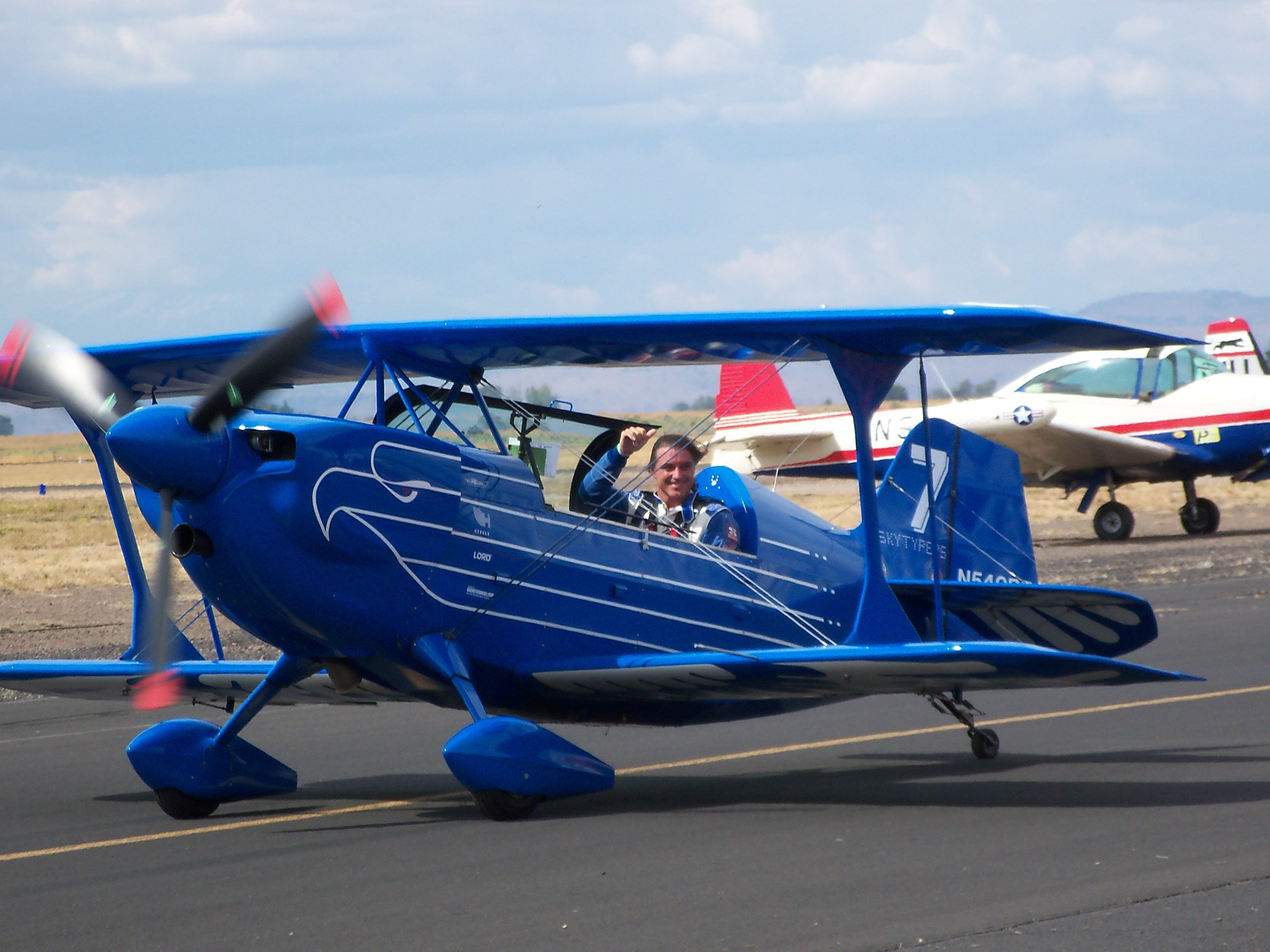 — — - At an airshow