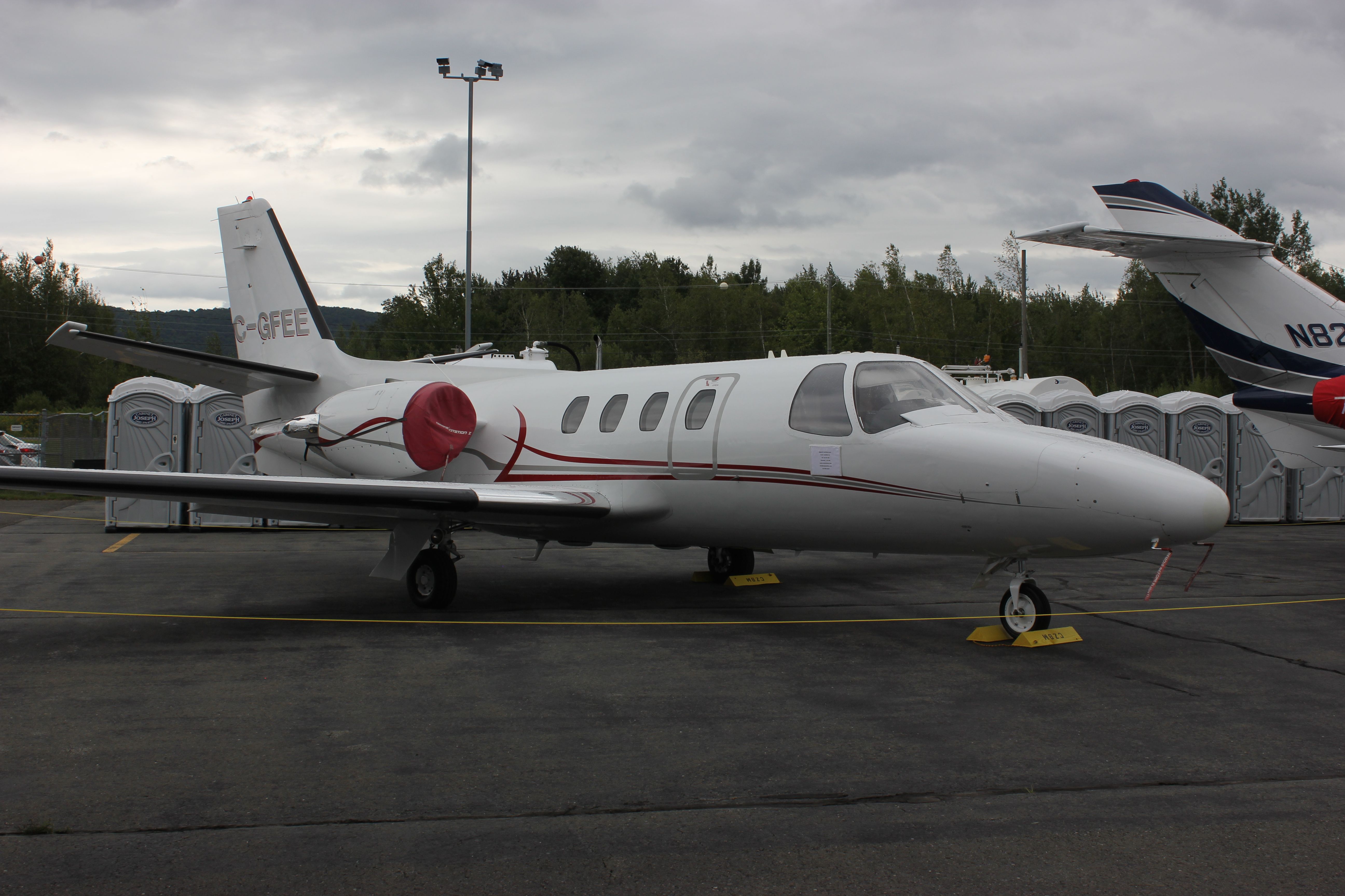 Cessna 500 Citation 1 (C-GFEE) - Spectacle aérien aéroport des cantons 16-08-2014  Bromont QC. CZBM