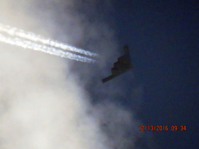 Northrop Spirit (82-1071) - Over Southeastern Kansas on an early morning flight.