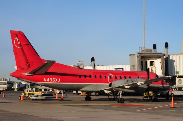 Saab 340 (N406XJ) - RED TAIL !