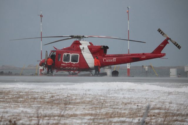 Bell 429 GlobalRanger (C-GCGP) - Stationner à CYGR