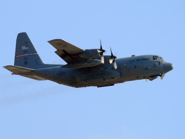 Lockheed C-130 Hercules — - Tennessee Air Guard from Nashville with prop effects