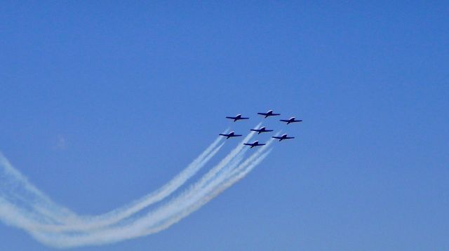 Canadair CL-41 Tutor — - The Canadair CT-114 Tutor Royal Canadian Air Force Snowbirds aerobatics team.