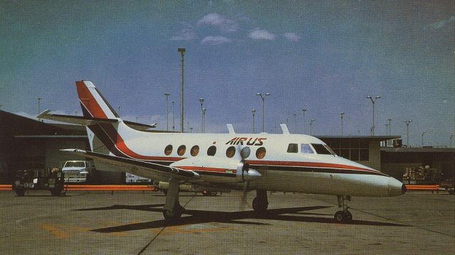 SCOTTISH AVIATION Jetstream T.Mk.2 (G-BRGN) - scanned from postcardbr /air US