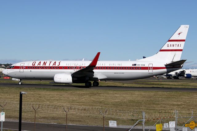 Boeing 737-800 (VH-VXQ) - On 24 November 2018