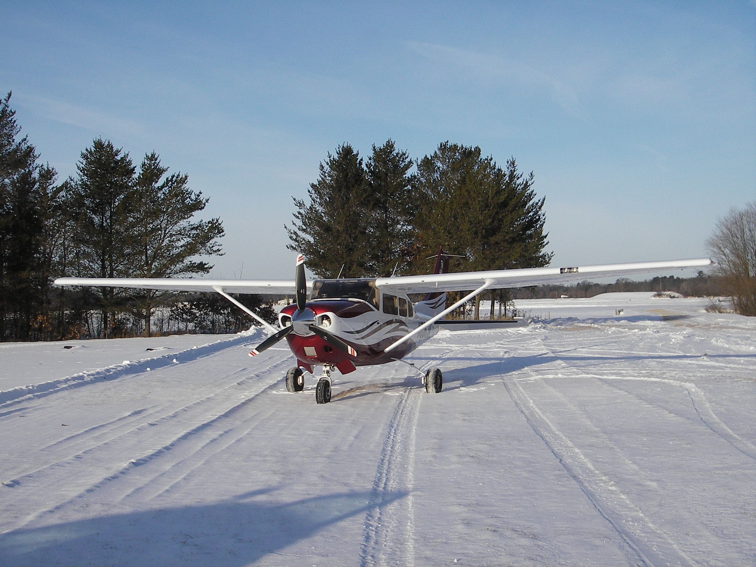 Cessna 206 Stationair (N6063K) - LANDING AT PREHN CRANBERRY FARM  20 below!