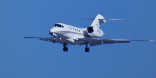 Cessna Citation X (N996TX) - On short final is this 2021 Cessna 750 Citation X in the Winter of 2024.