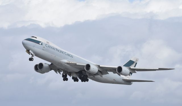 BOEING 747-8 (B-LJH) - Departing LAX on 25L